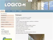 Tablet Screenshot of logicom.lv
